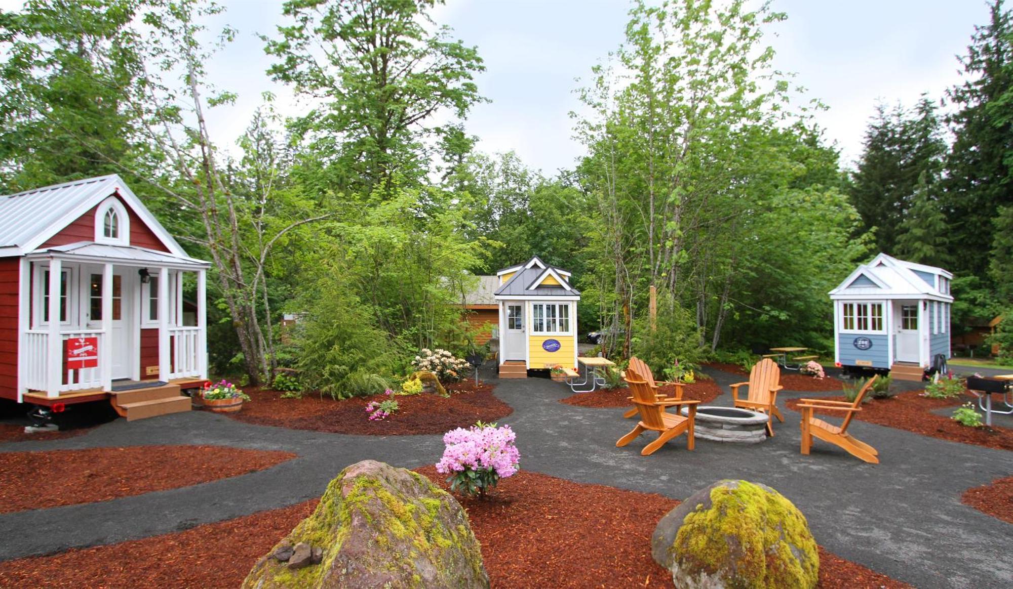 Mt Hood Tiny House Village Welches Esterno foto