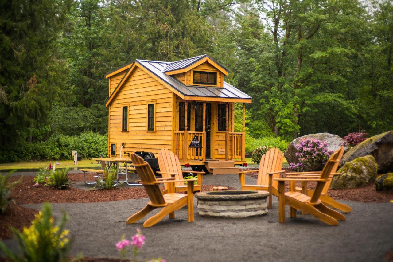 Mt Hood Tiny House Village Welches Esterno foto